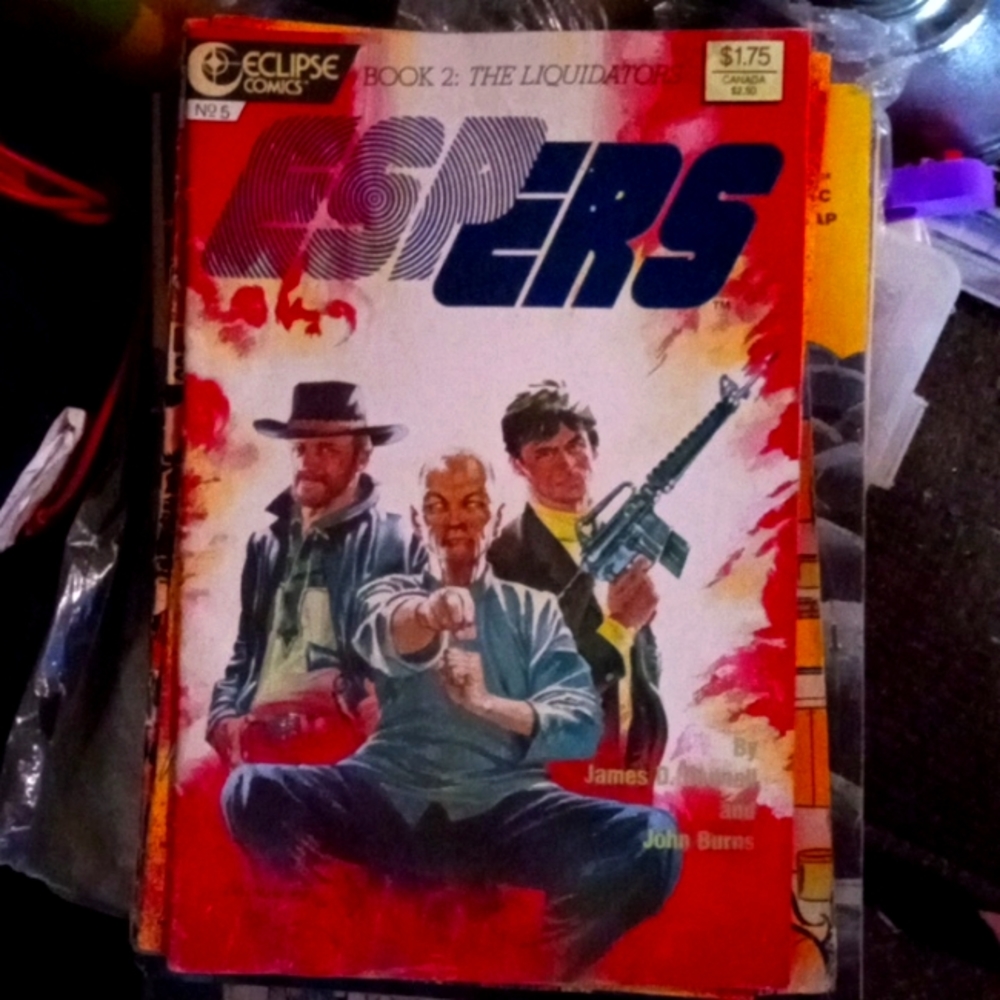 Eclipse comics book 2 The liquidators number five espers